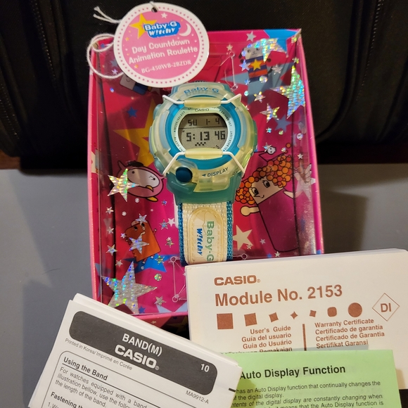 G-SHOCK VINTAGE WATCH ⌚️ BABY-G BG-450. WITCHY COLLABORATION - Picture 11 of 11